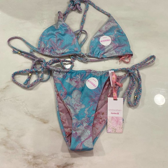 LoveShackFancy Swim Nwt Love Shack Fancy X Hurley Bikini Poshmark